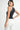 MABLE Contrast Trim Grecian Neck Cropped Tank - 33 Vibes LLC