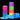 Party Streamer Blacklight Decorations - Glow UV Neon Paper Rolls - 33 Vibes LLC