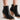 Beast Fashion Pointed Metal-Tip Toe Block Heel Ankle Boots - 33 Vibes LLC