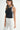MABLE Contrast Trim Grecian Neck Cropped Tank - 33 Vibes LLC