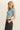 Cutout Back Short Sleeve Tee – Blue Twist-Back Style for Everyday Cool - 33 Vibes LLC