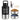 KEWIXY Insulated Dog Travel Water Bottle With Detachable Bowls, Ideal Gifts for Dog Lovers, Portable Water Bottle Dispenser, For Walking, Hiking, Camping, Outdoor (Black:Dogs Better, 32 Oz)