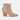 Mid Heel Boots - Nude Suede Point Toe Ankle Booties - 33 Vibes LLC