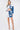 American Bazi Contrast Patched Frayed Denim Distressed Skirts - 33 Vibes LLC