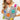BiBi Flower Patch Striped Half Button Sweater Vest - 33 Vibes LLC