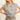 HYFVE Striped Elastic Hem Johnny Collar Cap Sleeve Blouse - 33 Vibes LLC