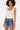 Kancan Distressed Button Fly Denim Shorts – High-Rise Raw Hem Summer Staple - 33 Vibes LLC