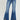 RISEN Full Size High Rise Front Slit Frayed Hem Flare Jeans - 33 Vibes LLC