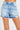 RISEN High Rise Distressed Hem Denim Shorts - 33 Vibes LLC