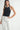 MABLE Contrast Trim Grecian Neck Cropped Tank - 33 Vibes LLC